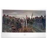1069	MORT KUNSTLER LIMITED ED PRINT  SIGNED AND NUMBERED 1057, *SALUTE OF HONOR*. 23 IN X 39  IN OVE