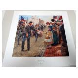 1079	MORT KUNSTLER LIMITED ED PRINT  SIGNED AND NUMBERED 744, *ESPECIALLY FOR YOU*. 18 1/2 IN X 19 I