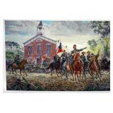 1084	MORT KUNSTLER LIMITED ED GICLEE ON CANVAS  SIGNED AND NUMBERED CG 5/50, *ON TO THE SHENANDOAH*.