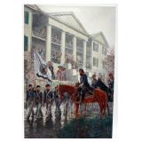 1089	MORT KUNSTLER LIMITED ED GICLEE ON CANVAS  SIGNED AND NUMBERED CG 25/50, *NONE TO CARE*. 21 IN 