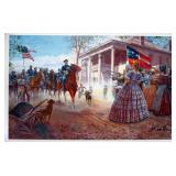 1090	MORT KUNSTLER LIMITED ED GICLEE ON CANVAS  SIGNED AND NUMBERED CG 25/50, *LAGRANGE VS. LAGRANGE