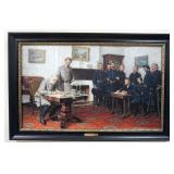 1092	TOM LOVELL LIMITED ED GICLEE ON CANVAS  SIGNED AND NUMBERED CG 8/50, *SURRENDER AT APPOMATTOX*.