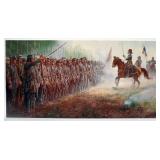 1093	MORT KUNSTLER LIMITED ED GICLEE ON CANVAS  SIGNED AND NUMBERED 46/150, *PICKETT