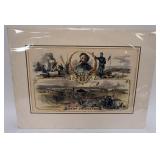 1102	CIVIL WAR PRINT NEW JERSEY BRIGADE CAMP PRINCETON AT ARLINGTON VA THE HEADQUARTERS OF GENERAL R