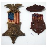 1113	2 GAR MEDALS	50	100	25	PLEASE PAY ATTENTION FOR DAILY ADDITIONS TO THIS SALE. PARTIAL UPLOADS W