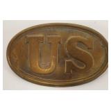 1114	CIVIL WAR BRASS US PLATE, 3 1/2 IN X 2 1/4 IN	50	100	25	PLEASE PAY ATTENTION FOR DAILY ADDITION