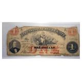 1118	VIRGINIA CONFEDERATE TREASURY NOTE, JULY 21, 1862, 1 DOLLAR	25	50	10	PLEASE PAY ATTENTION FOR D