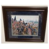 1129	FRAMED MORT KUNSTLER CIVIL WAR PRINT, 20 IN X 17 1/2 IN	50	100	25	PLEASE PAY ATTENTION FOR DAIL