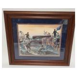 1130	FRAMED MORT KUNSTLER CIVIL WAR PRINT, 20 IN X 17 1/2 IN	50	100	25	PLEASE PAY ATTENTION FOR DAIL
