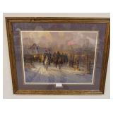 1134	FRAMED PRINT DEPICTING THE CIVIL WAR BY G HARVEY, LIMIT ED ARTIST PROOF & NUMBERED 237/250, *LE