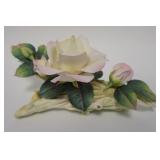 1003	CONNOISSEUR OF MALVERN *YORKSHIRE ROSE* SIGNED DIANE LEWIS, NUMBER 68/100, CIRCA 1985, APPROXIM