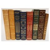 1024	GROUP OF 8 LEATHER BOUND GILT EDGE FRANKLIN LIBRARY BOOKS	75	150	50	PLEASE PAY ATTENTION FOR DA