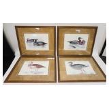 1110	LOT OF FOUR FRAMED & MATTED DUCK PRINTS 21 1/2 IN X 17 1/2 IN INCLUDING FRAME 	100	200	25	PLEAS