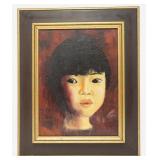 1142	OIL ON CANVAS OF CHILD SIGNED SPOTTS. 17 3/4 IN X 21 1/2 IN INCLUDING FRAME	50	100	20	PLEASE PA