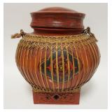 1192	THAI WEDDING BASKET, 13 IN HIGH	75	150	25	PLEASE PAY ATTENTION FOR DAILY ADDITIONS TO THIS SALE
