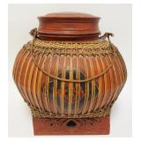 1193	THAI WEDDING BASKET, 16 IN HIGH	75	150	25	PLEASE PAY ATTENTION FOR DAILY ADDITIONS TO THIS SALE