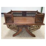 1199	CARVED ASIAN ELEPHANT CHAIR, 29 IN X 23 1/2 IN X 29 IN HIGH	250	500	100	PLEASE PAY ATTENTION FO