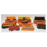1214	LIONEL TRAIN SET, 1110 LOCOMOTIVE, NO 50 GANG CAR & OTHERS, ALSO INCLUDES TRACK	50	100	25	PLEAS