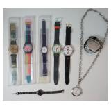 1260	4 SWATCH WATCHES INCLUDING 1996 ATLANTA OLYMPIC, CAEAHO B CCCP WATCH, LANCASTER ITALY WATCH, RU