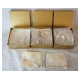 1034	GROUP OF 3 MMA STERLING SILVER LEAF SPOONS, TOTAL APPROXIMATE WEIGHT 1.223 AND 2 BRASS AND SILV