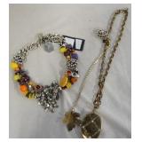 1052	2 OTAZU DESIGNER NECKLACES WITH SWAROVSKI CRYSTALS