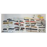 1147	LARGE LOT OF WRIST WATCHES/ WATCH FACES FOR PARTS OR REPAIR 