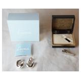 1148	LOT INCLUDING A PAIR OF STERLING SILVER L