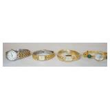 1168	LOT OF FOUR WRIST WATCHES. LOT INCLUDES TWO BY PULSAR & ONE BY ESQ