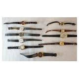 1172	LOT OF TEN WRIST WATCHES, LOT INCLUDES PIEVE NICOL, REGENCY, BRIGHT IDEAS, IMAGE WATCHES INC. C