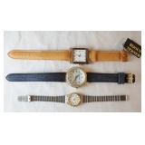 1174	LOT OF THREE WRIST WATCHES INCLUDING GRUEN, ERMEX, & TERNER. AS FOUND. 