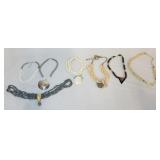 1179	LOT OF SEVEN NECKLACES, ONE OF WHICH IS ARTIST SIGNED. 