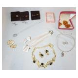 1180	LOT OF SEVEN SETS OF COSTUME JEWELRY 