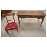 1070	BAKER MILLING ROAD 3 DRAWER DESK & CHAIR, DESK IS 54 IN X 24 IN X 29 1/4 IN HIGH