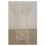 1090	IRON WIRE PLANT STAND, 16 1/2 IN TOP DIAMETER, 38 1/2 IN HIGH