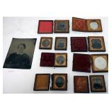 1112	LOT OF TIN AND DAGUERREOTYPES