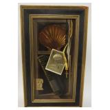 1116	OIL ON BOARD SIGNED ROBERT WHITE, DAMAGE TO FRAME, 19 3/4 IN X 11 3/4 IN