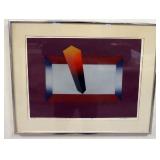 1121	FRAMED LIM ED PRINT *A SPECIAL EDITION COMMEMORATING THE ATLAS ENTAUR INTELSAT IV MISSION*, 58/