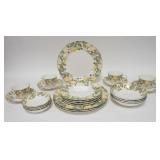 1163	24 PIECE NIKKO DINNERWARE SET, SERVICE FOR 4, LARGEST PLATES ARE 10 5/8 IN