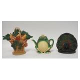 1174	3 CAST IRON DOOR STOPS