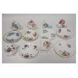 1175	6 BONE CHINA CUP AND SAUCER SETS WITH SHELLEY, ROYAL ALBERT, ADDERLEY, ETC.
