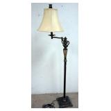 1211	FLOOR LAMP WITH CLOTH SHADE, 61 IN HIGH