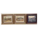 1229	5 UNFRAMED CIVIL WAR PRINTS W/MORT KUNTSLER & A SERIES OF 4 BATTLE SCENES