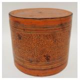 1231	BURMESE LACQUERED BETEL BOX, 6 1/2 IN X 5 1/4 IN