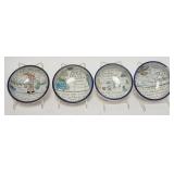 1251	4 WALLY WARE TOPICAL BOWLS W/SADDAM HUSSEIN, 5 1/2 IN DIAMETER, 2 5/8 IN HIGH
