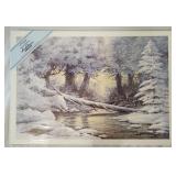1001	SIGNED LEE ROBERSON LIMITED EDITION PRINT TITLED *REFUGE* 1995 NO. 540/1000. IMAGE IS APP.  17 