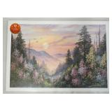 1032	SIGNED LEE ROBERSON LIMITED EDITION PRINT TITLED *SPRING DAWN* 1999 NO. 540/1000. IMAGE IS APP.