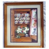 1058	SIGNED WILMA B. VINCENT LIMITED EDITION FRAMED PRINT NO. 474/2000.  APP. 23 IN X 27 IN INCLUDIN