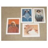 1080	LOT OF FOUR FRANK HOWELL ART POSTERS ALL ARE SPECIAL EDITION FOR WINNER