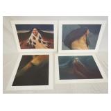 1081	LOT OF FOUR FRANK HOWELL ART POSTERS ALL ARE SPECIAL EDITION FOR WINNER