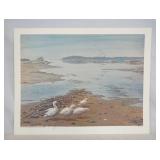 1085	SIGNED D. CROSBY BROWN LIMITED EDITION PRINT TITLED *ROSS